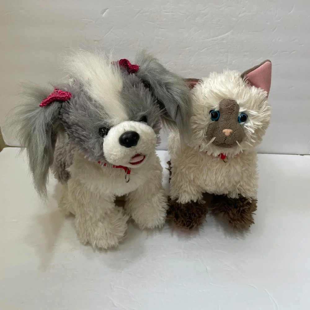 EXCELLENT CONDITION BUILD A BEAR SIAMESE CAT‎ AND SHIH TZU PUPPY